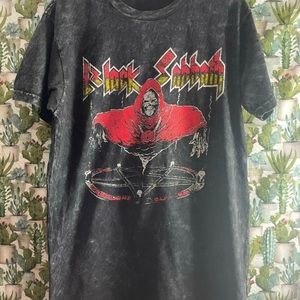 Deadstock Black Sabbath Pentagram Skeleton tee